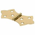 Hillman 1-11/16 SOLID BRASS DECORATIVE HINGE 851198